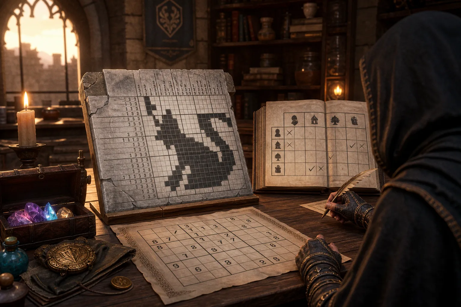 Grid-Based Logic Puzzles Online: How They Work